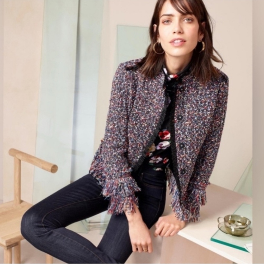 Ann Taylor Fiesta Tweed Jacket